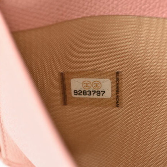 CHANEL Wallet Long with Button Motif Leather Rose A20904 - Picture 13 of 15